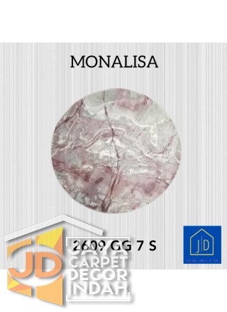 Permadani Monalisa Bulat 2609 GG 7 S Ukuran 120 cm x 120 cm, 160 cm x 160 cm